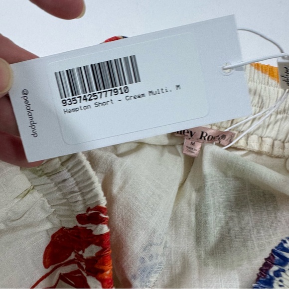 New Petal & Pup Bailey Rose Hampton Short Set Ivory Bon Appetit - Picture 7 of 11